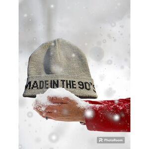 Made in the 90's Gray beanie‎